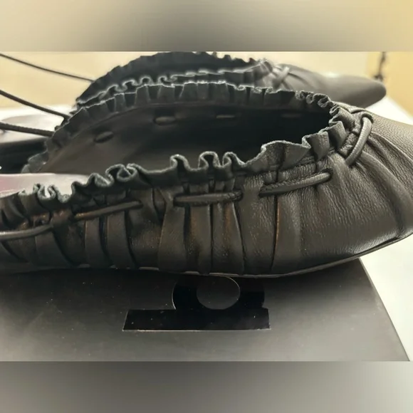 Tibi New in Box Sergei Flat in Black, size 37 - Picture 10 of 16